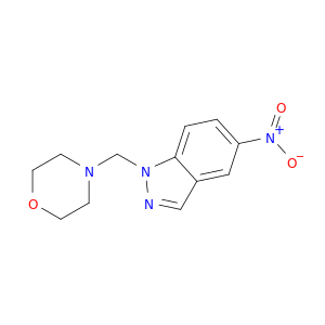 1H-Indazole, 1-(4-morpholinylmethyl)-5-nitro-