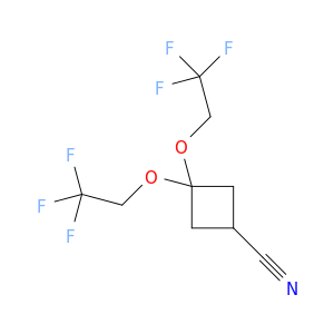 Cyclobutanecarbonitrile, 3,3-bis(2,2,2-trifluoroethoxy)-