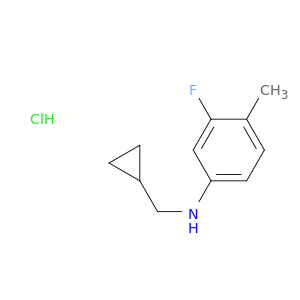 N-(Cyclopropylmethyl)-3-fluoro-4-methylaniline hydrochloride