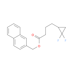 Cyclopropanebutanoic acid, 2,2-difluoro-, 2-naphthalenylmethyl ester