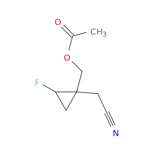 (1-(Cyanomethyl)-2-fluorocyclopropyl)methyl acetate