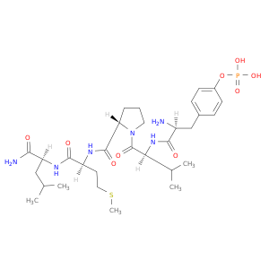 L-Leucinamide, O-phosphono-L-tyrosyl-L-valyl-L-prolyl-L-methionyl-
