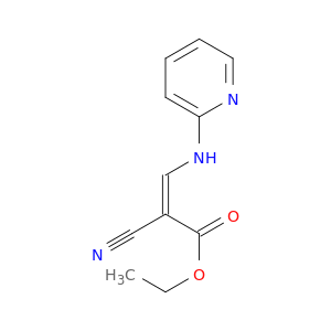 2-Propenoic acid,2-cyano-3-(2-pyridinylamino)-, ethyl ester