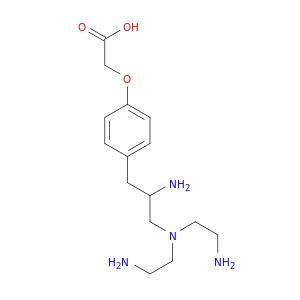 Acetic acid, [4-[2-amino-3-[bis(2-aminoethyl)amino]propyl]phenoxy]-