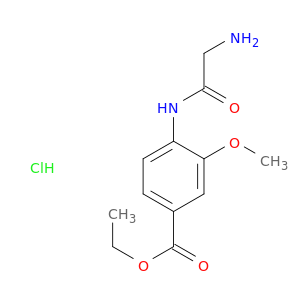 4-(2-氨基乙酰氨基)-3-甲氧基苯甲酸乙酯盐酸盐
