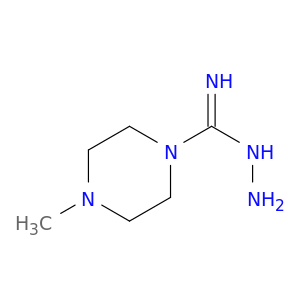 1-Piperazinecarboximidicacid, 4-methyl-, hydrazide