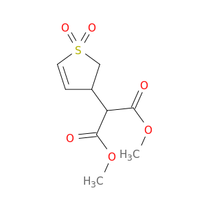Propanedioic acid, (2,3-dihydro-1,1-dioxido-3-thienyl)-, dimethyl ester