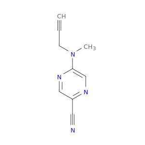 5-(Methyl(prop-2-yn-1-yl)amino)pyrazine-2-carbonitrile