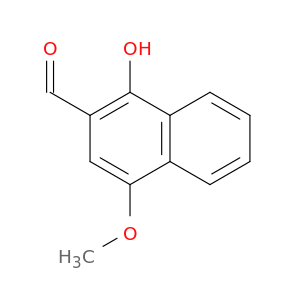 2-Naphthalenecarboxaldehyde, 1-hydroxy-4-methoxy-