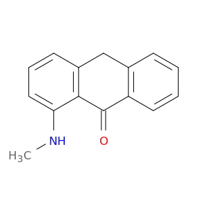 9(10H)-Anthracenone, 1-(methylamino)-