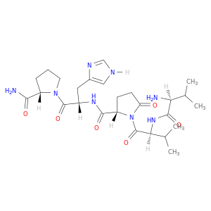 L-Prolinamide, L-valyl-L-valyl-5-oxo-L-prolyl-L-histidyl-