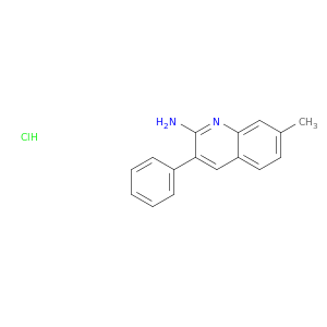 2-Amino-7-methyl-3-phenylquinoline hydrochloride