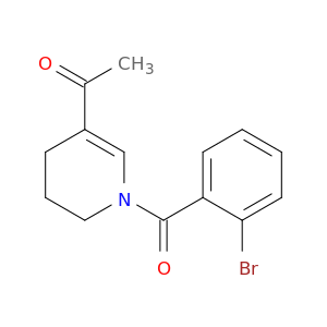 Pyridine, 5-acetyl-1-(2-bromobenzoyl)-1,2,3,4-tetrahydro-