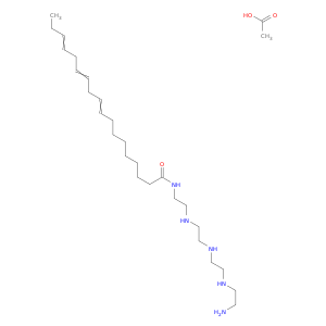 9,12,15-十八加入乙烯酰胺,N-[2-[2-[2-[2-[2-[2-[2-氨基乙基)氨基]乙基]氨基]乙基]-,乙酸盐(1：1)