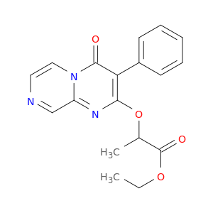 ETHYL 2-((4-OXO-3-PHENYL-4H-PYRAZINO[1,2-A]PYRIMIDIN-2-YL)OXY)PROPIONATE