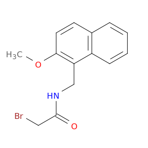Acetamide, 2-bromo-N-[(2-methoxy-1-naphthalenyl)methyl]-
