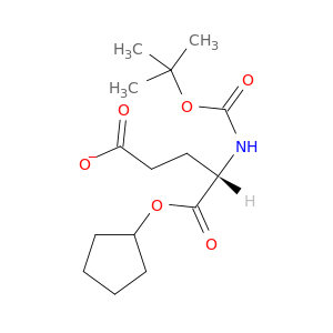 L-Glutamic acid, N-[(1,1-dimethylethoxy)carbonyl]-, 5-cyclopentyl ester