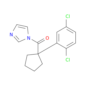 1H-Imidazole, 1-[[1-(2,5-dichlorophenyl)cyclopentyl]carbonyl]-