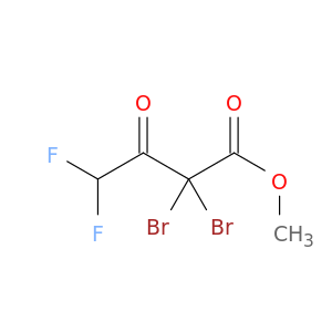 Butanoic acid, 2,2-dibromo-4,4-difluoro-3-oxo-, methyl ester