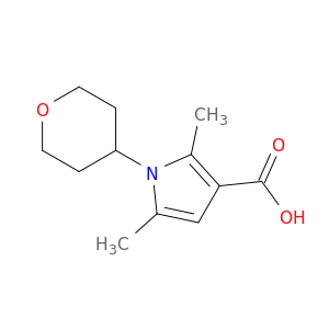 2,5-二甲基-1-(氧杂环己烷-4-基)-1H-吡咯-3-羧酸