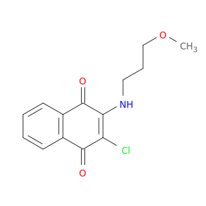 1,4-Naphthalenedione,2-chloro-3-[(3-methoxypropyl)amino]-