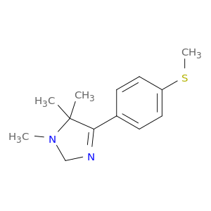 1H-Imidazole, 2,5-dihydro-1,5,5-trimethyl-4-[4-(methylthio)phenyl]-