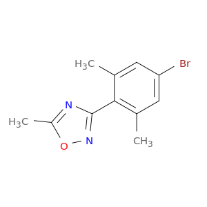 1,2,4-Oxadiazole, 3-(4-bromo-2,6-dimethylphenyl)-5-methyl-
