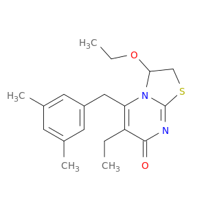 5-(3,5-dimethylbenzyl)-3-ethoxy-6-ethyl-2,3-dihydro-7h-[1,3]thiazolo[3,2-a]pyrimidin-7-one
