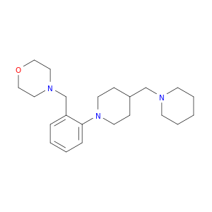 Morpholine, 4-[[2-[4-(1-piperidinylmethyl)-1-piperidinyl]phenyl]methyl]-