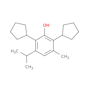 2,6-二环戊基-3-甲基-5-(1-甲基乙基)苯酚