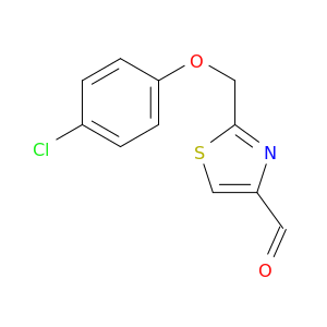 2-(4-Chlorophenoxymethyl)-1,3-thiazole-4-carbaldehyde