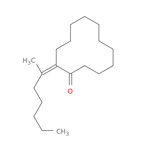 Cyclododecanone, 2-(1-methylhexylidene)-, (2E)-