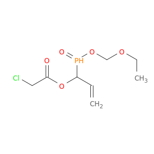 Acetic acid, chloro-, 1-(ethoxymethoxyphosphinyl)-2-propenyl ester