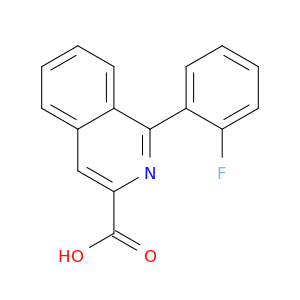 3-Isoquinolinecarboxylic acid, 1-(2-fluorophenyl)-