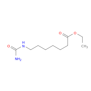 Heptanoic acid, 7-[(aminocarbonyl)amino]-, ethyl ester