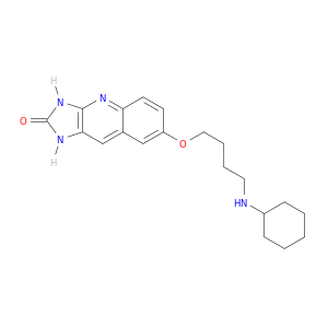 2H-Imidazo[4,5-b]quinolin-2-one,7-[4-(cyclohexylamino)butoxy]-1,3-dihydro-