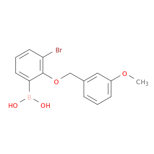 3-溴-2-(3'-甲氧基苄氧基)苯基硼酸