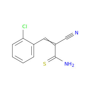 2-Propenethioamide, 3-(2-chlorophenyl)-2-cyano-