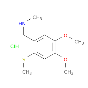 苯结甲胺,4,5-二甲氧基-N-甲基-2-(甲硫基)-,盐酸盐(1：1)