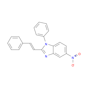 1H-Benzimidazole, 5-nitro-1-phenyl-2-[(1E)-2-phenylethenyl]-