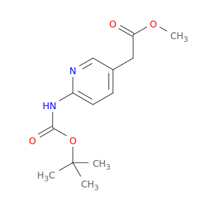 3-吡啶基乙酸,6-[[(1,1-二甲基氧基)羰基]氨基]-,甲酯