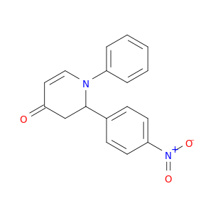 4(1H)-Pyridinone, 2,3-dihydro-2-(4-nitrophenyl)-1-phenyl-