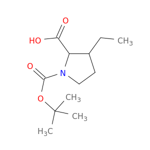 1-(tert-Butoxycarbonyl)-3-ethyl-2-pyrrolidinecarboxylic acid