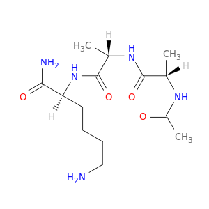 L-Lysinamide, N-acetyl-L-alanyl-L-alanyl-