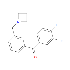 3'-AZETIDIN-1-YLMETHYL-3,4-DIFLUOROBENZOPHENONE