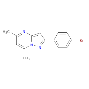 2-(4-Bromophenyl)-5,7-dimethylpyrazolo[1,5-a]pyrimidine