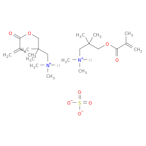 2-丙烯酸,2-甲基-,3-(二甲基氨基)-2,2-二甲基丙基酯,硫酸盐(2：1)
