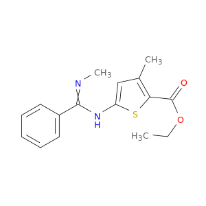 Ethyl 3-Methyl-5-(N'-methylbenzeneimidamido)thiophene-2-carboxylate