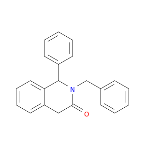 3(2H)-Isoquinolinone, 1,4-dihydro-1-phenyl-2-(phenylmethyl)-