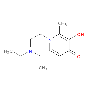 4(1H)-Pyridinone, 1-[2-(diethylamino)ethyl]-3-hydroxy-2-methyl-